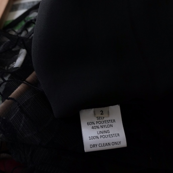 Rachel Antonoff Erin Black Sheer Floral Dress - Picture 5 of 5